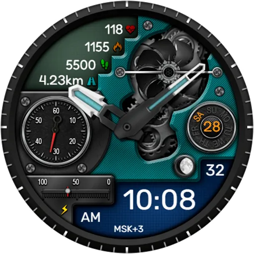 Hybrid GIIS URX78 Watch face screenshot 20