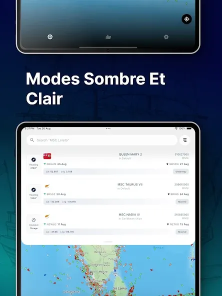 MarineRadar: Suivi des navires screenshot 14