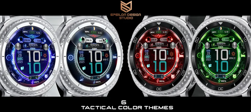 Epsilon1 - Tactical Watch Face screenshot 2