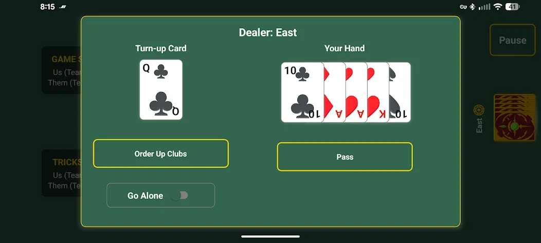 Just Euchre: Offline Card Game screenshot 3