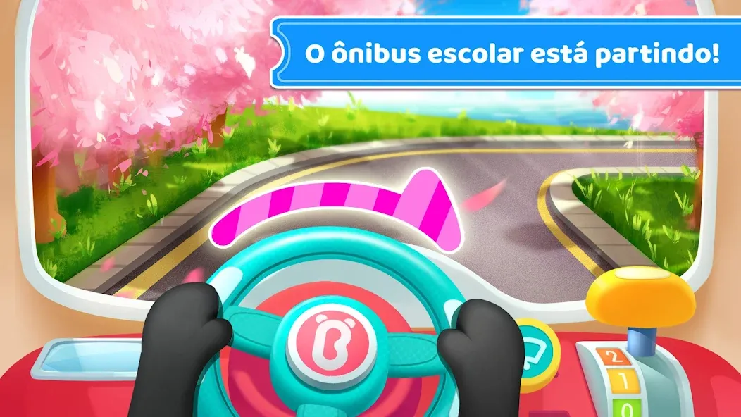 Ônibus Escolar do Bebê Panda screenshot 3