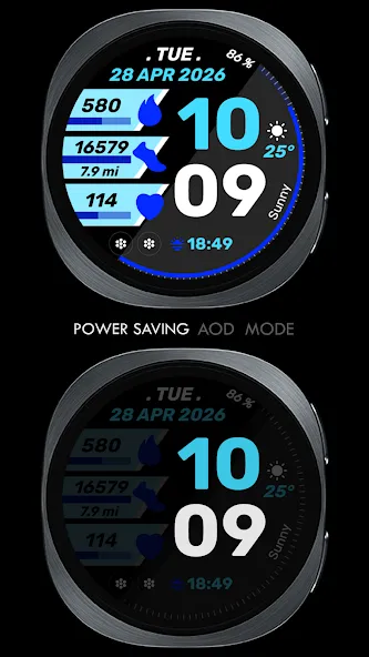Active Edge Watch Face screenshot 7