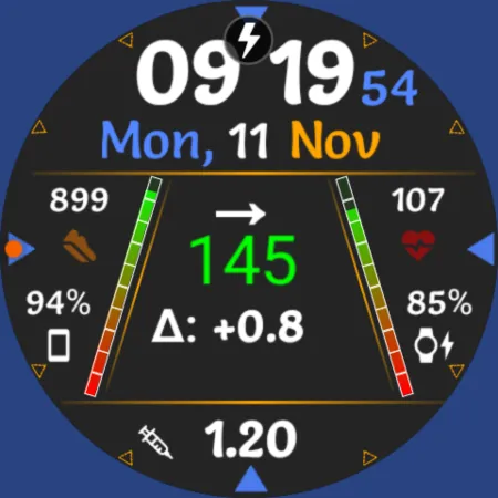 GDC-251 Diabetes Watch Face screenshot 8