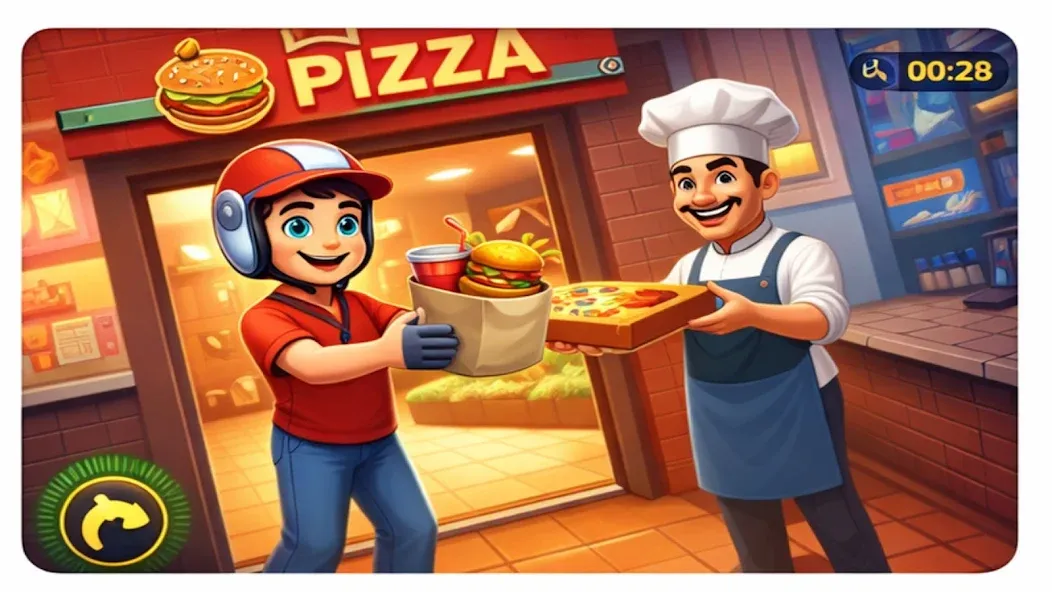 Urban Food Delivery Scooter screenshot 3