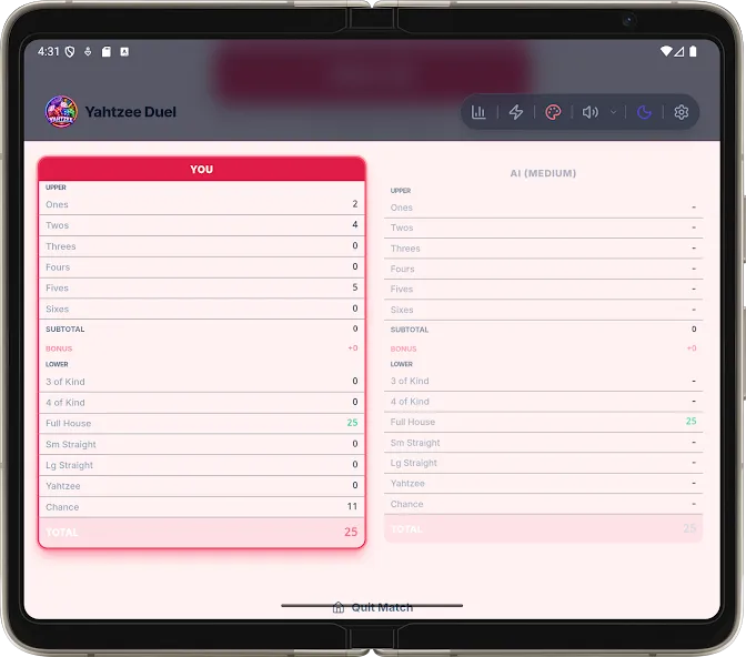 Neon Yahtzey Offline Edition screenshot 20