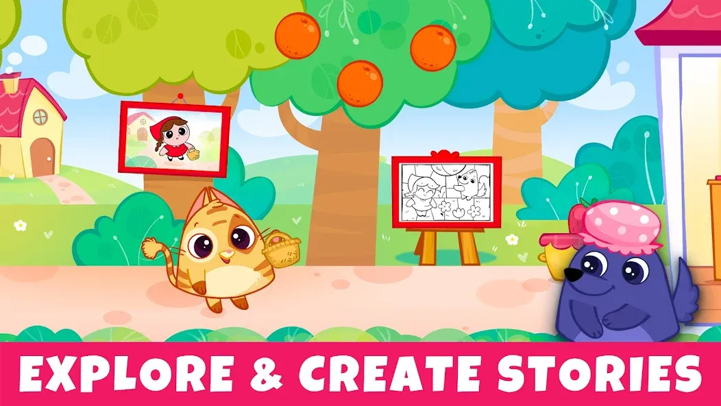Art Games for Kids: Bibi Tales screenshot 2