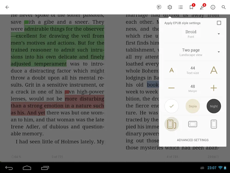 eReader Prestigio: Lector screenshot 15
