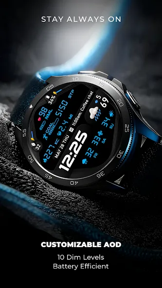 PER67 Digital Watch Face screenshot 5