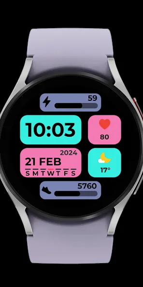 Night 52 - watch face screenshot 5