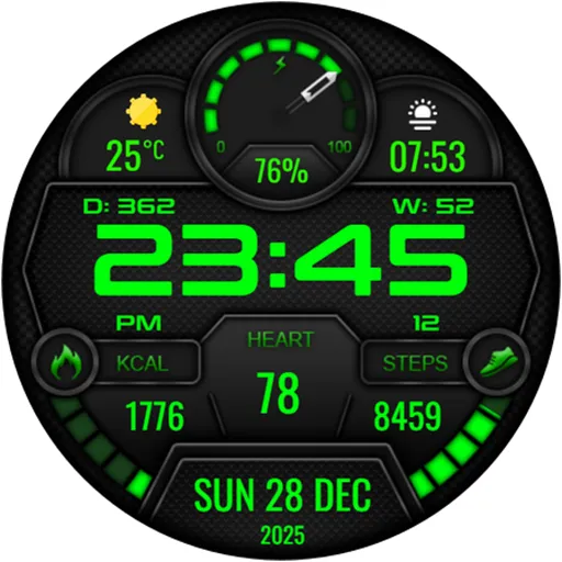 Nexus Digital Watch Face screenshot 22