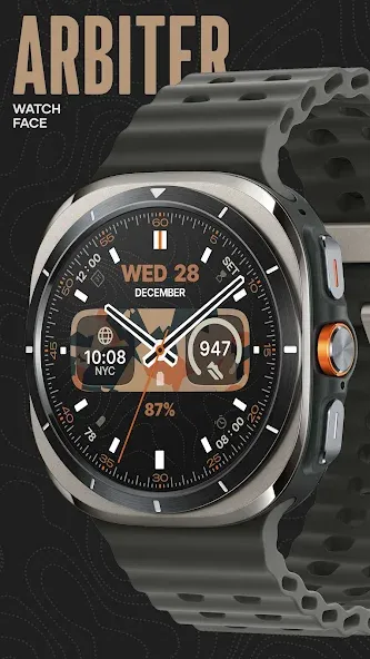 Arbiter Analog Watch Face screenshot 3