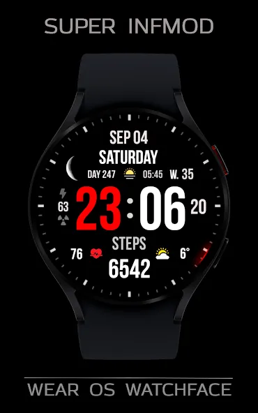 Super InfMod watch face screenshot 2