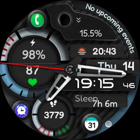 Digital Watch Face CUE111 screenshot 7