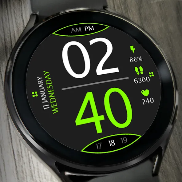 Digital Watch Face Key 016 screenshot 3