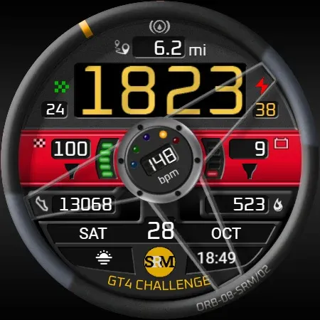 ORB-08-SRM Watch Face screenshot 8