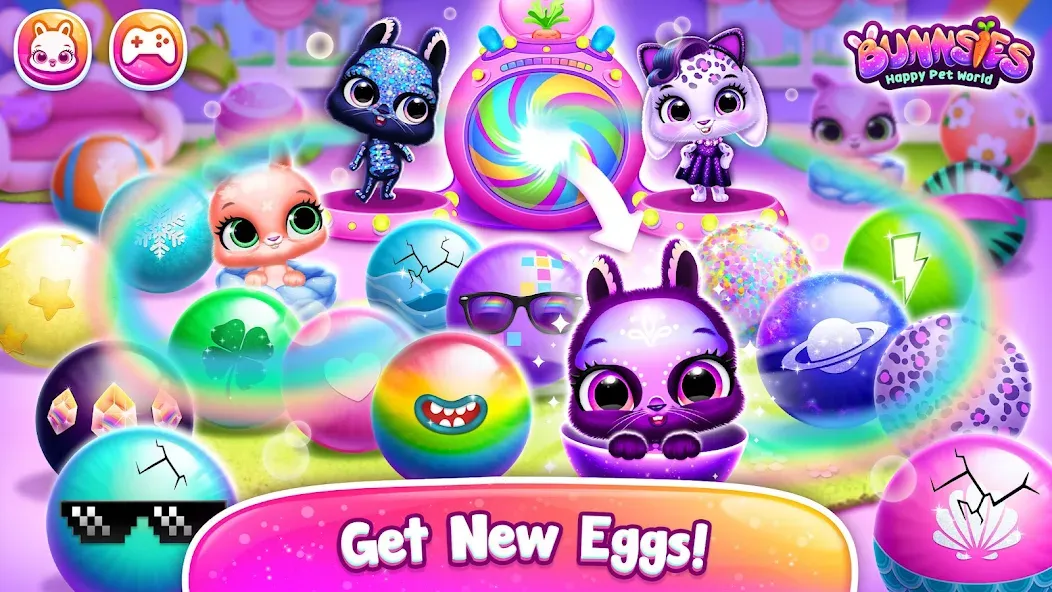 Bunnsies - Happy Pet World screenshot 2