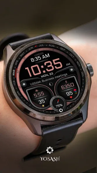 H380 Hybrid Watch Face screenshot 4