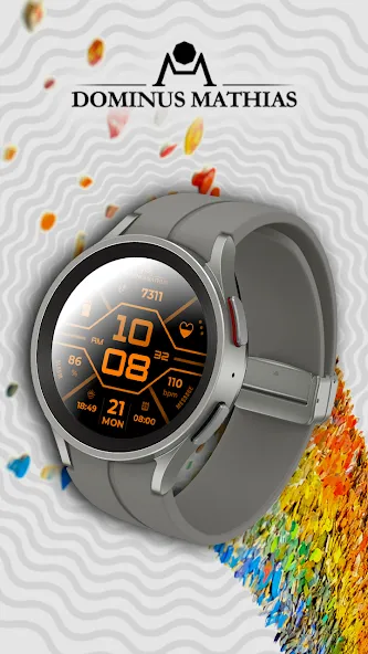 DM031 Cool Digital Watchface screenshot 2