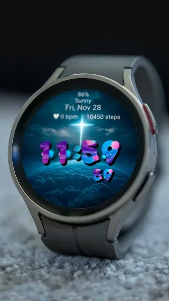 Calm Cross Universe Watch Face screenshot 6