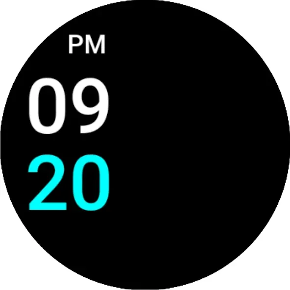 Five Big Text Watch Face screenshot 40