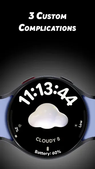 Curvy Weather - Watch face screenshot 5