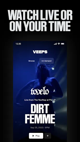 Veeps: Watch Live Music screenshot 5