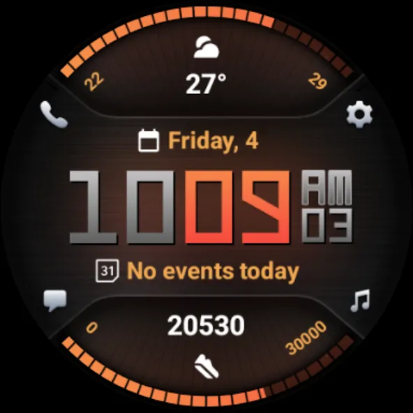 PRADO 77 Digital Watch Face screenshot 12