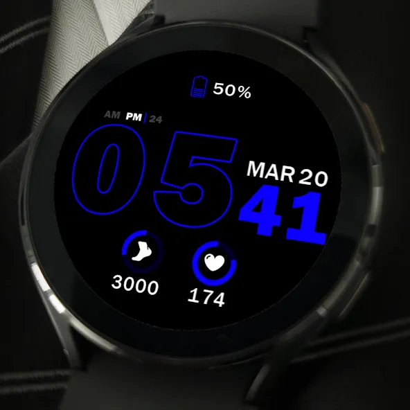 Key035 Digital Watch Face screenshot 6