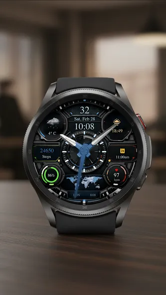 ChronoSphere watchface mono17 screenshot 3