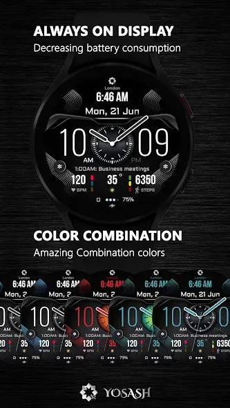 H385 Hybrid Watch Face screenshot 7