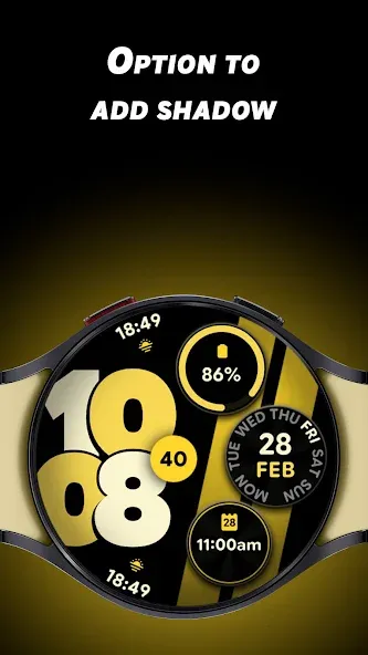 Sporty Pixel - Watch face screenshot 3