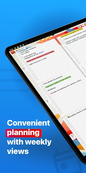 Weekly Planner - Diary, Notes screenshot 17