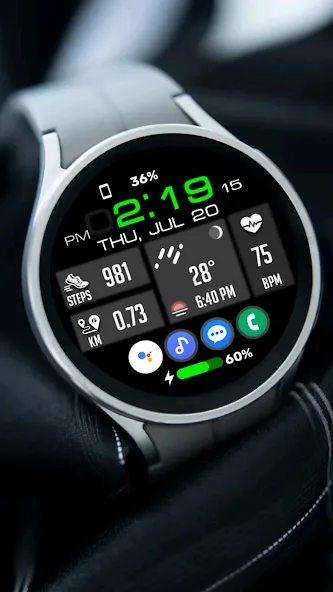 Tiles Window Watch Face NTV556 screenshot 22