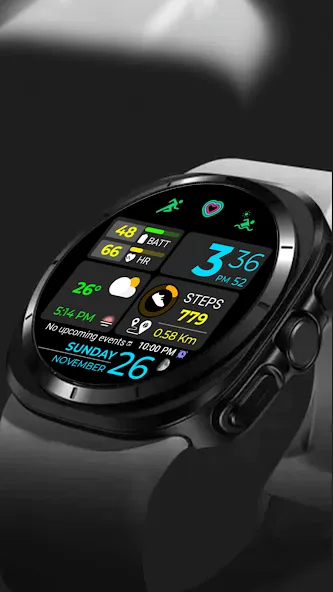 Dark Tiles Infomative NTV569 screenshot 12