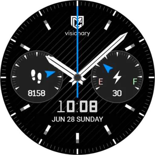 Classic Black Watch Face screenshot 21
