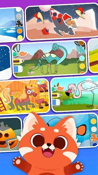 Puzzle de Colorir para Criança screenshot 3