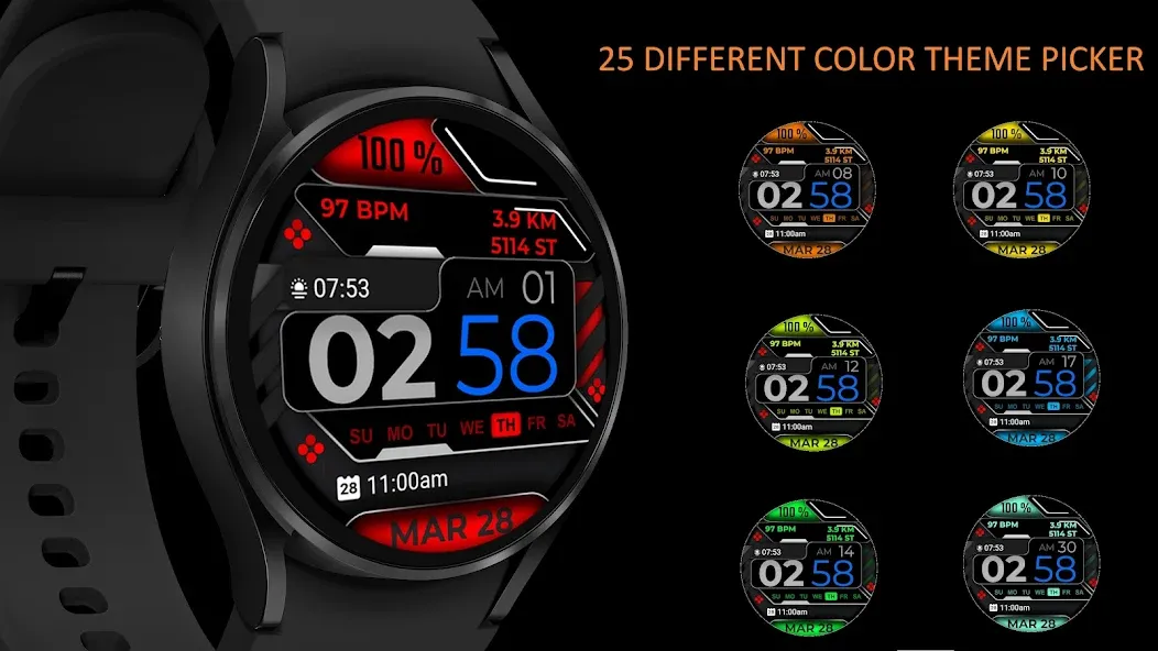 Watch Face A12 screenshot 7