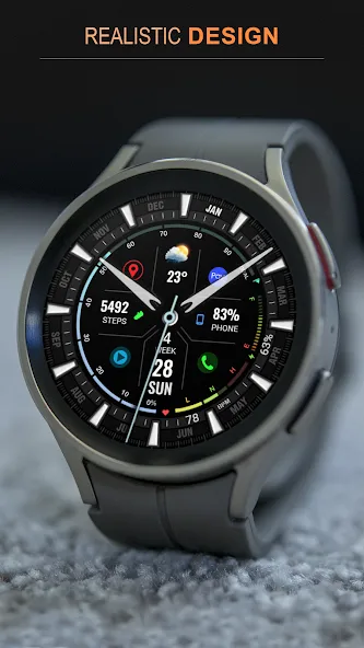 WFP 323 Analog Watch Face screenshot 6