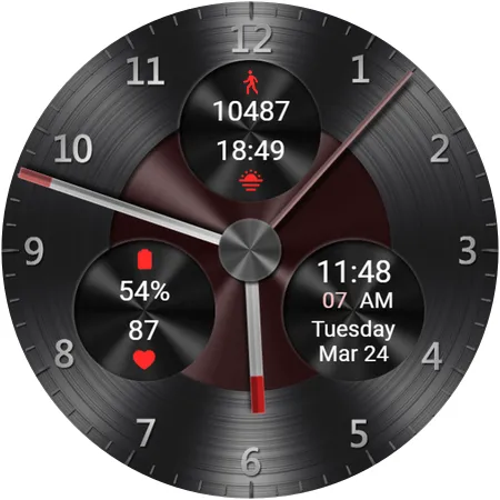 Black Metal Watch Face 2026 screenshot 11