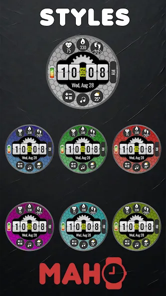 MAHO011 Wear OS Watch Face screenshot 3