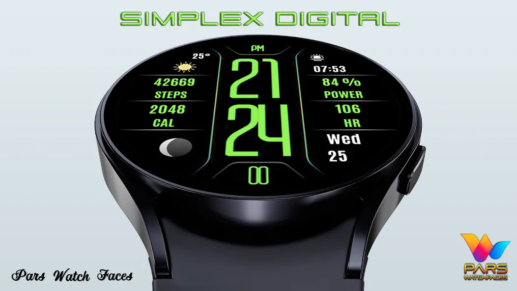Simplex Digital Watch Face screenshot 4