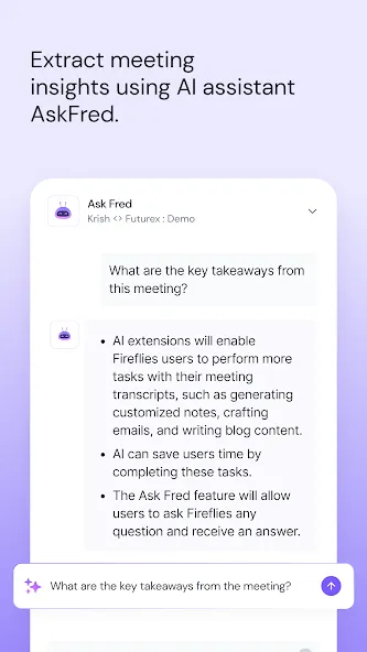 Fireflies: AI notetaker screenshot 4
