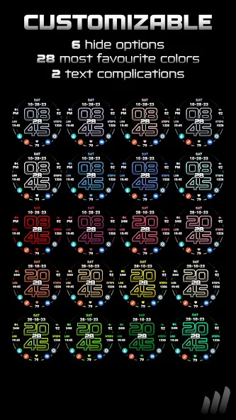 NW Ace Pro V2 Watch Face screenshot 2