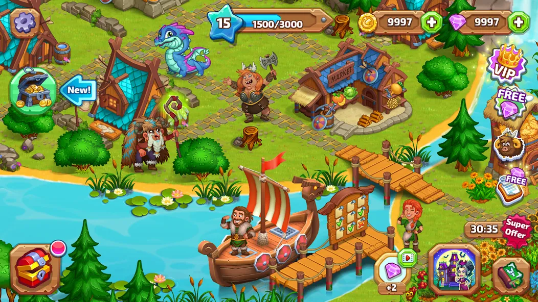 Vikings and Dragon Island Farm screenshot 30