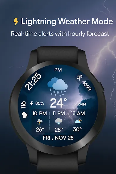 Hourly Weather for Wear OS screenshot 6