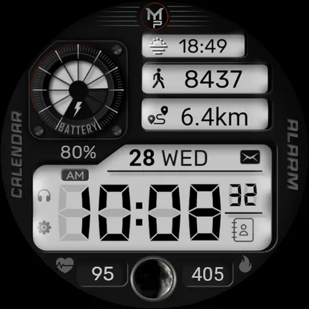 RECKONER - Digital watch face screenshot 9