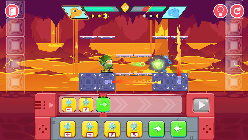 恐竜プログラミング: 子供向けプログラミング学習の素敵な世界 screenshot 2