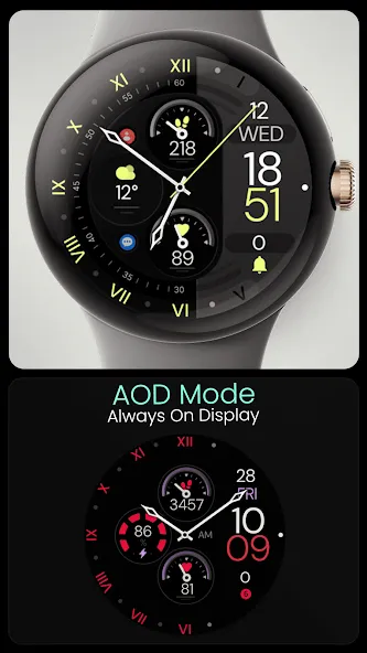 Dream 160 Hybrid Watch Face screenshot 7