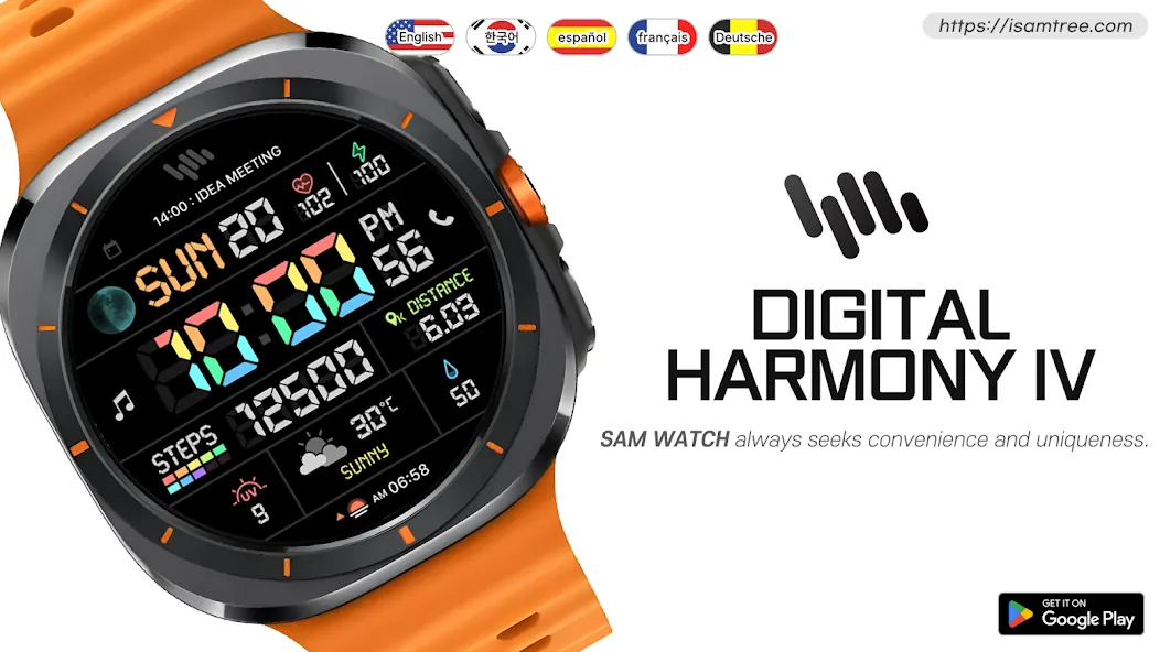 SamWatch Digital Harmony IV screenshot 1