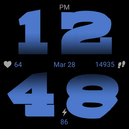 Mega Digit Watch Face screenshot 9